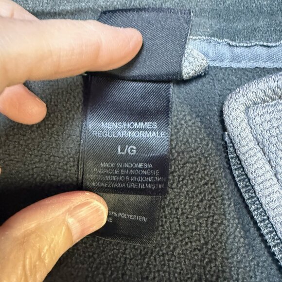 The North Face TKA Stealth Jacket Men’s L Gray Full-Zip Fleece EUC - Picture 11 of 14